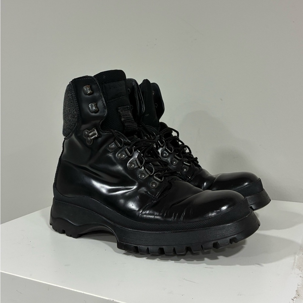 PRADA Hiking Boot Size PRADA 6 fits USA 8 EU 41 - Picture 2 of 13